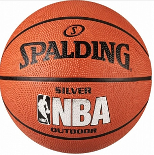 Баскетбольный мяч "Spalding NBA Silver Series Outdoor" АРТ.65-821z